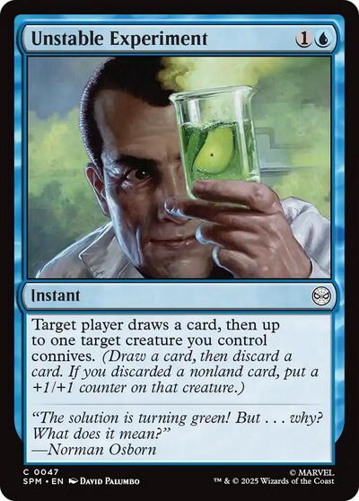 Unstable Experiment (Marvel's Spider-Man) Light Play Foil