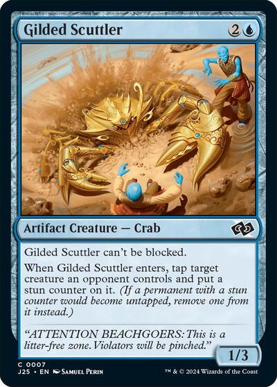 Gilded Scuttler (Foundations Jumpstart) Medium Play