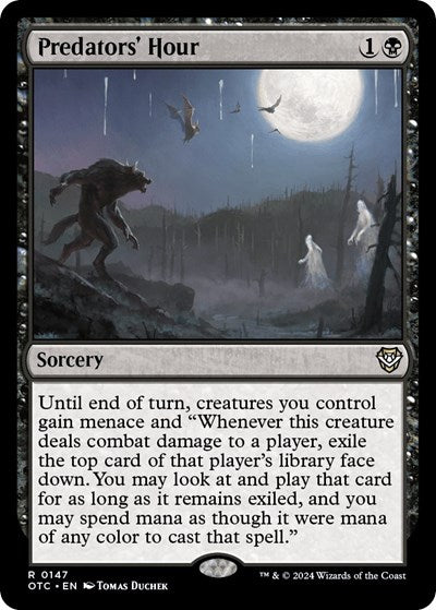 Predators' Hour (Commander: Outlaws of Thunder Junction) Light Play