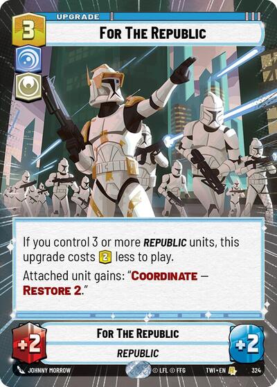 For The Republic (Hyperspace) (Twilight of the Republic) Near Mint Foil