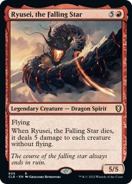 Ryusei, the Falling Star (Commander Legends: Battle for Baldur's Gate) Near Mint
