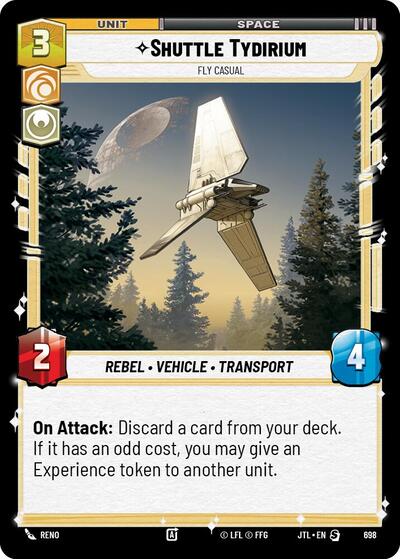 Shuttle Tydirium Fly Casual (Foil) (Jump to Lightspeed) Near Mint Foil