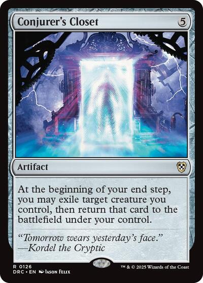 Conjurer's Closet (Commander: Aetherdrift) Light Play