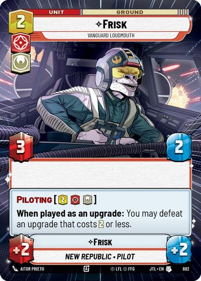 Frisk Vanguard Loudmouth (Hyperspace Foil) (Jump to Lightspeed) Near Mint Foil