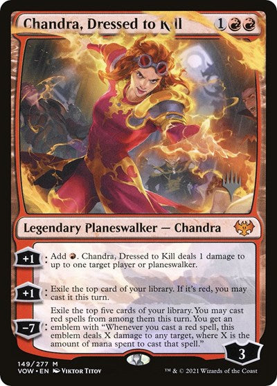 Chandra, Dressed to Kill (Promo Pack: Dominaria United) Near Mint