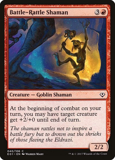 Battle-Rattle Shaman (Archenemy: Nicol Bolas) Light Play