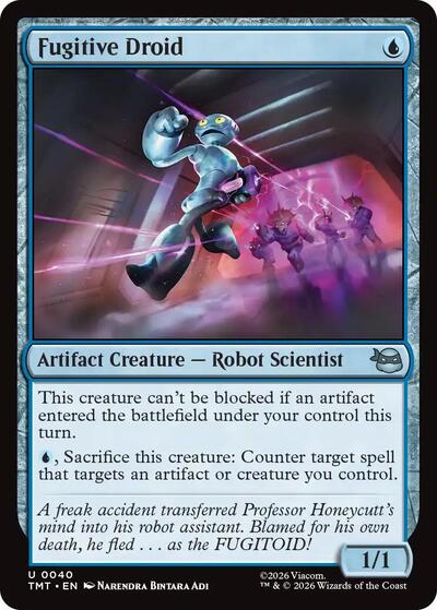 Fugitive Droid (Teenage Mutant Ninja Turtles) Medium Play Foil