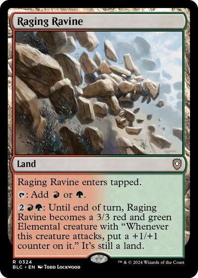 Raging Ravine (Commander: Bloomburrow) Light Play