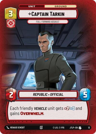 Captain Tarkin Full Forward Assault (Jump to Lightspeed - Weekly Play Promos) Near Mint