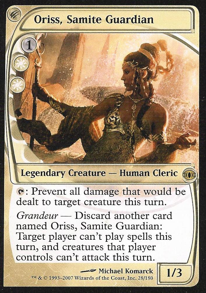 Oriss, Samite Guardian (Futuresight) Near Mint Foil