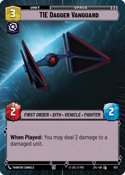 TIE Dagger Vanguard (Hyperspace Foil) (Jump to Lightspeed) Near Mint Foil