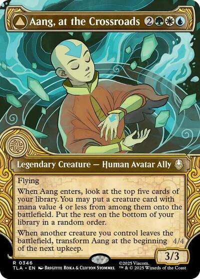 Aang, at the Crossroads (Showcase) (Avatar: The Last Airbender) Near Mint