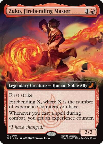 Zuko Firebending Master Extended Art|0|0|0.00