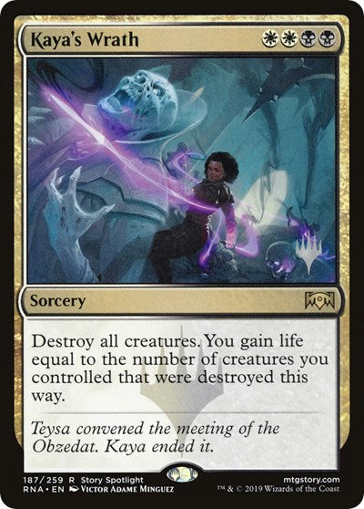 Kaya's Wrath (Promo Pack: Throne of Eldraine) Near Mint Foil