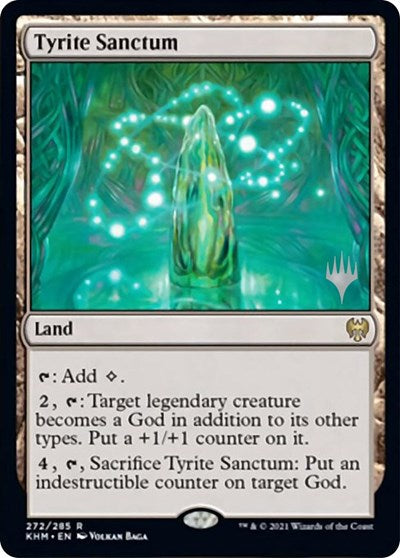 Tyrite Sanctum (Promo Pack: Kaldheim) Light Play Foil