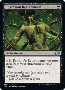 Phyrexian Reclamation (Jumpstart 2022) Light Play