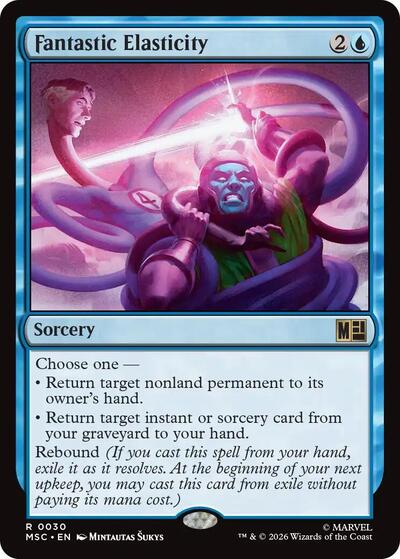 Fantastic Elasticity (Surge Foil) (Commander: Marvel Super Heroes) Near Mint Foil