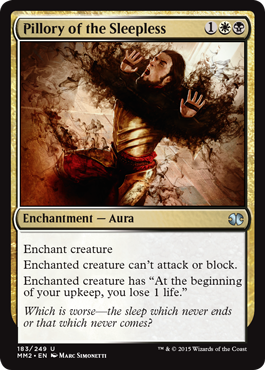 Pillory of the Sleepless (Modern Masters 2015) Near Mint Foil