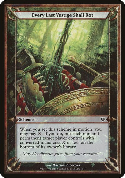 Every Last Vestige Shall Rot (Archenemy) (Oversize Cards) Near Mint