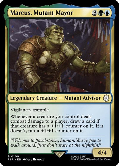 Marcus, Mutant Mayor (Universes Beyond: Fallout) Light Play Foil