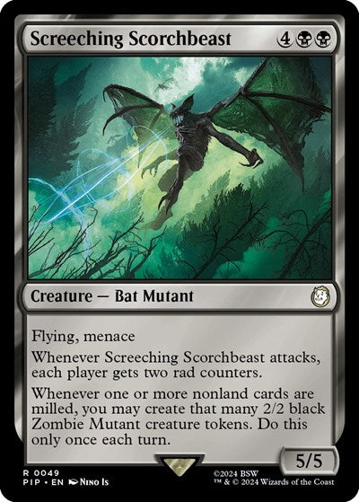 Screeching Scorchbeast (Universes Beyond: Fallout) Near Mint