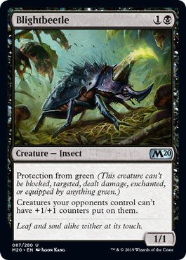 Blightbeetle (Magic 2020 Core Set) Medium Play