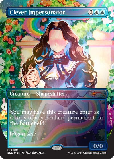 Clever Impersonator (Rainbow Foil) (Secret Lair) Near Mint Foil