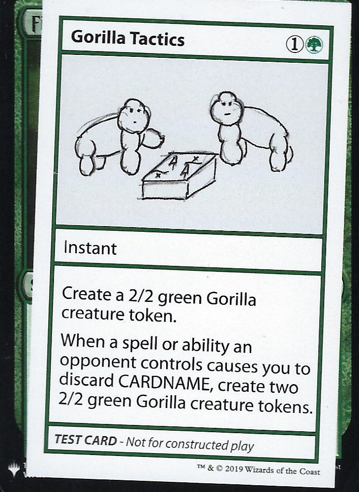 Gorilla Tactics (Mystery Booster Test Print) Near Mint