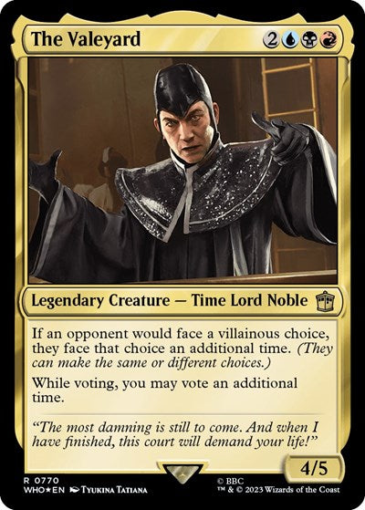 The Valeyard (Surge Foil) (Universes Beyond: Doctor Who) Near Mint Foil