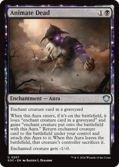 Animate Dead (Commander: Secrets of Strixhaven) Near Mint