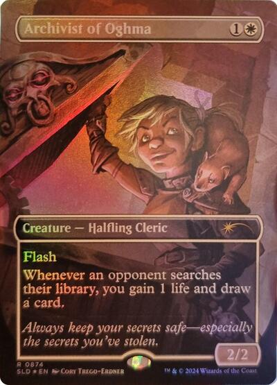 Archivist of Oghma (Rainbow Foil) (Secret Lair) Light Play Foil
