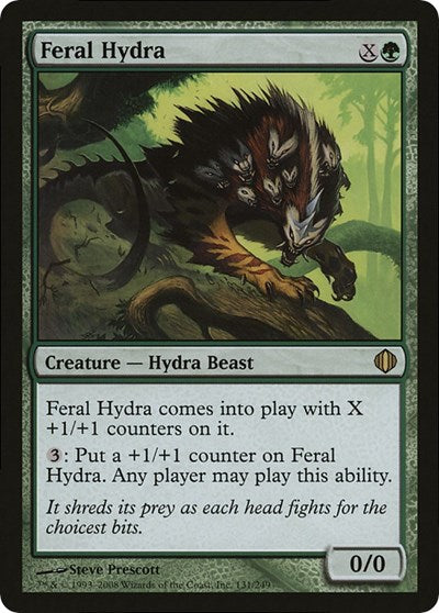 Feral Hydra (Magic Player Rewards 2009) (Oversize Cards) Near Mint