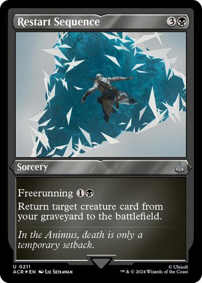 Restart Sequence (Foil Etched) (Universes Beyond: Assassin's Creed) Near Mint Foil