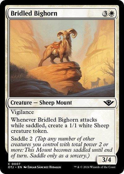 Bridled Bighorn (Outlaws of Thunder Junction) Light Play
