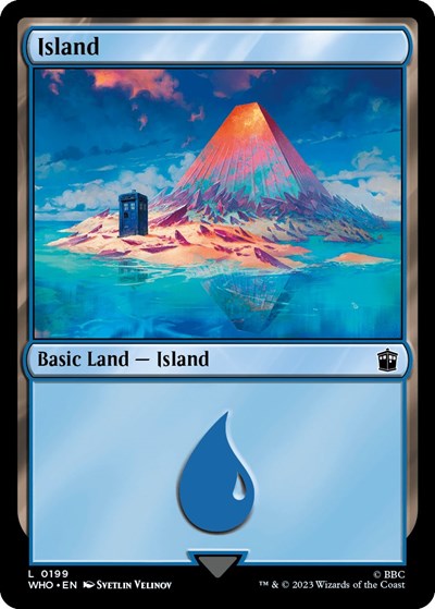 Island (0199) (Universes Beyond: Doctor Who) Near Mint Foil