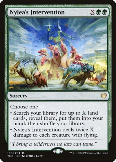 Nylea's Intervention (Promo Pack: Theros Beyond Death) Near Mint Foil