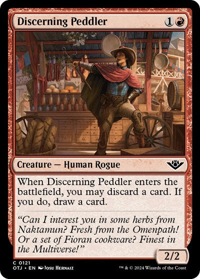 Discerning Peddler (Outlaws of Thunder Junction) Near Mint