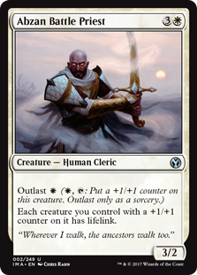 Abzan Battle Priest (Iconic Masters) Medium Play Foil