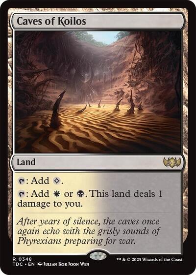 Caves of Koilos (Commander: Tarkir: Dragonstorm) Medium Play