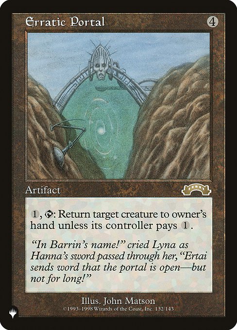Erratic Portal (The List) Light Play