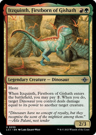 Itzquinth, Firstborn of Gishath (The Lost Caverns of Ixalan) Near Mint Foil