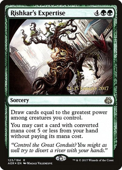 Rishkar's Expertise (Promos: Prerelease Cards) Near Mint Foil