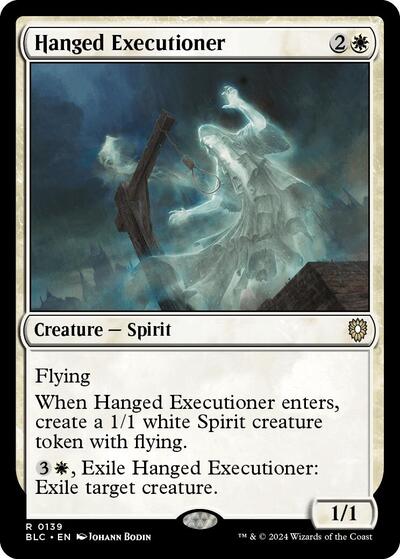 Hanged Executioner (Commander: Bloomburrow) Medium Play