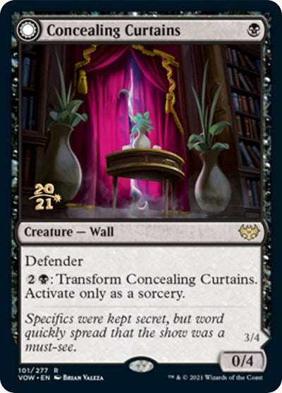 Concealing Curtains // Revealing Eye (Promos: Prerelease Cards) Light Play Foil