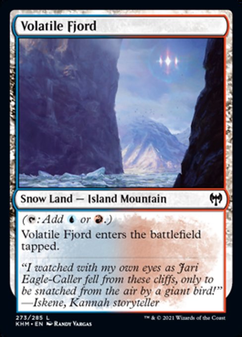 Volatile Fjord (Kaldheim) Light Play Foil
