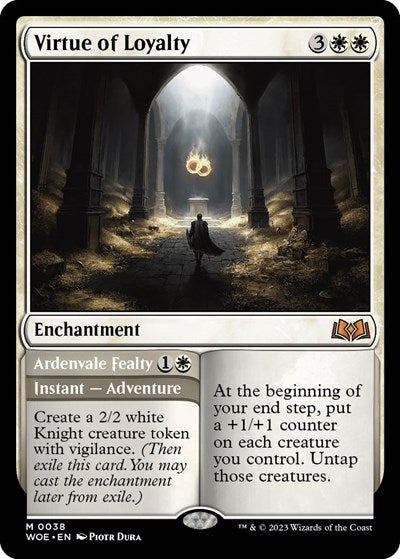 Virtue of Loyalty (Wilds of Eldraine) Near Mint