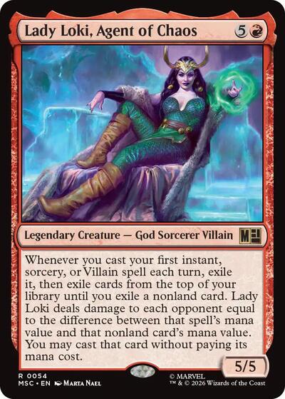 Lady Loki, Agent of Chaos (Commander: Marvel Super Heroes) Near Mint