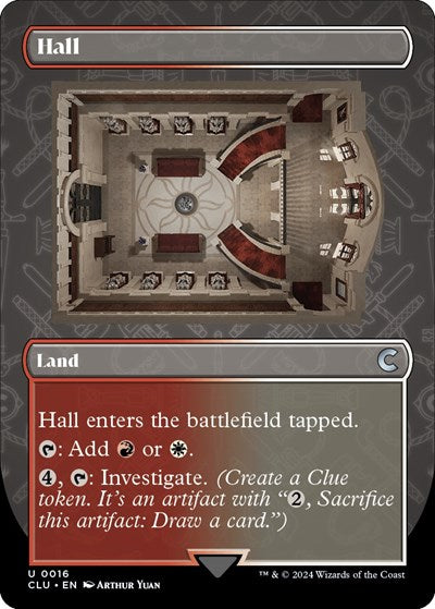 Hall (Borderless) (Ravnica: Clue Edition) Medium Play