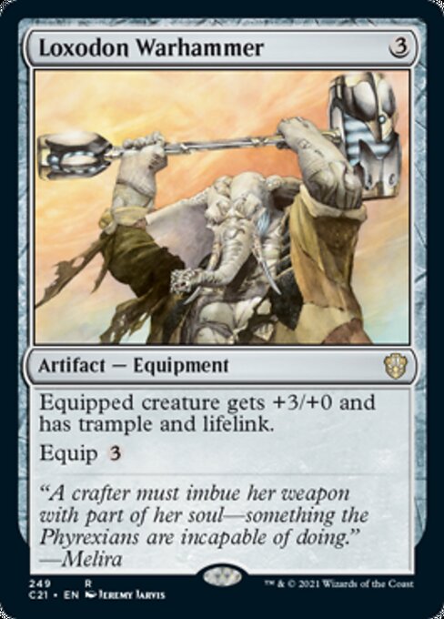 Loxodon Warhammer (Commander 2021 Strixhaven) Medium Play