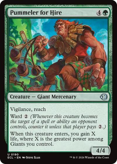 Pummeler for Hire (Lorwyn Eclipsed) Light Play